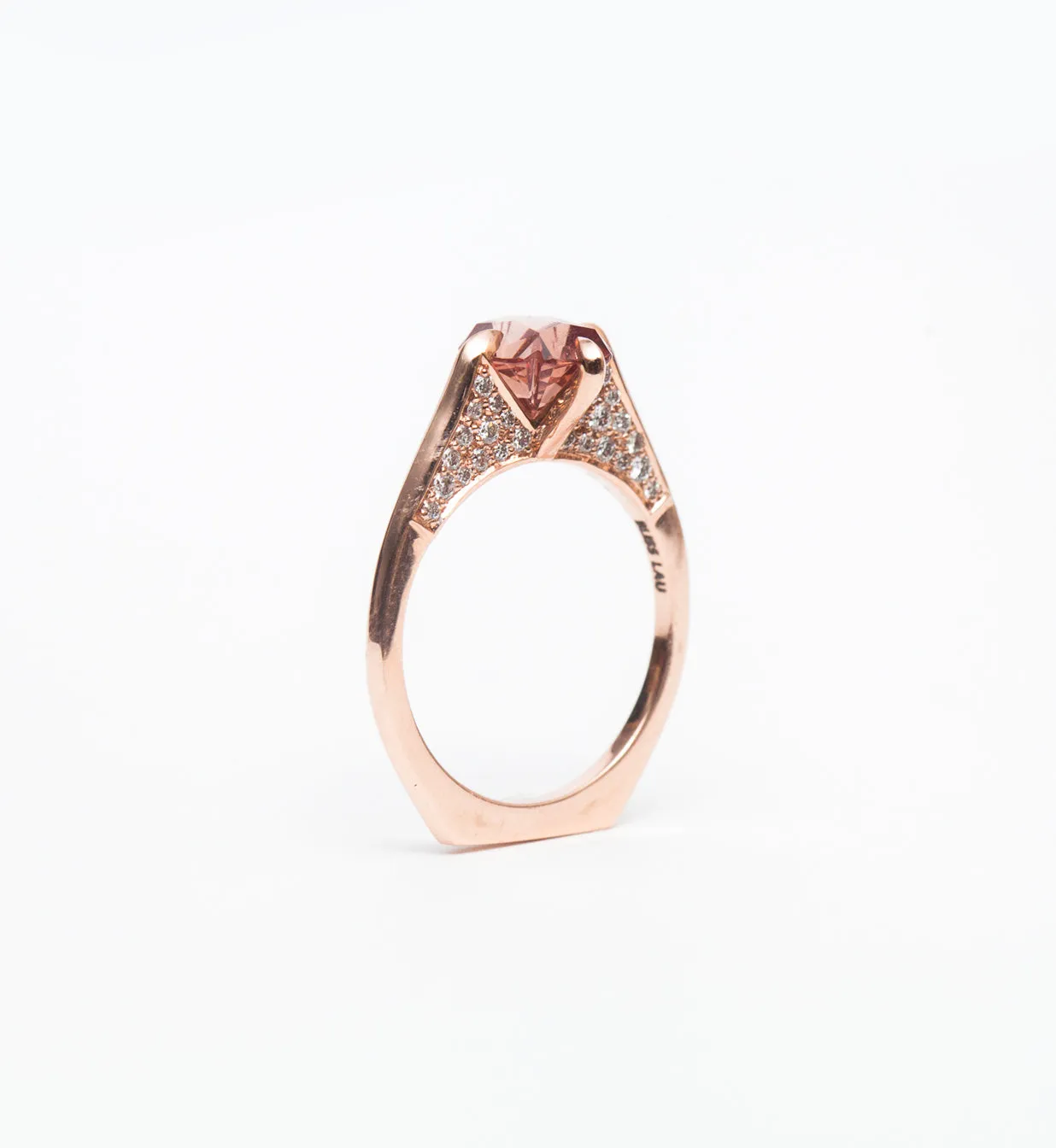 1.82 ct Garnet Minimalist Ring