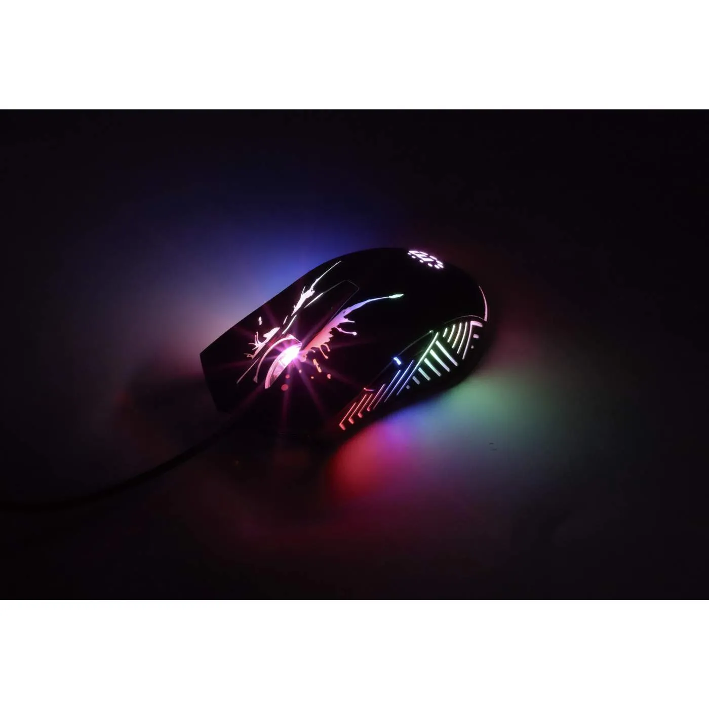 7200 DPI RGB LED Wired Optical Seven Button USB Gaming Mouse