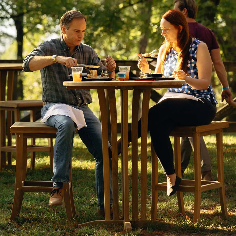 Acadia Grade A Teak Barstool