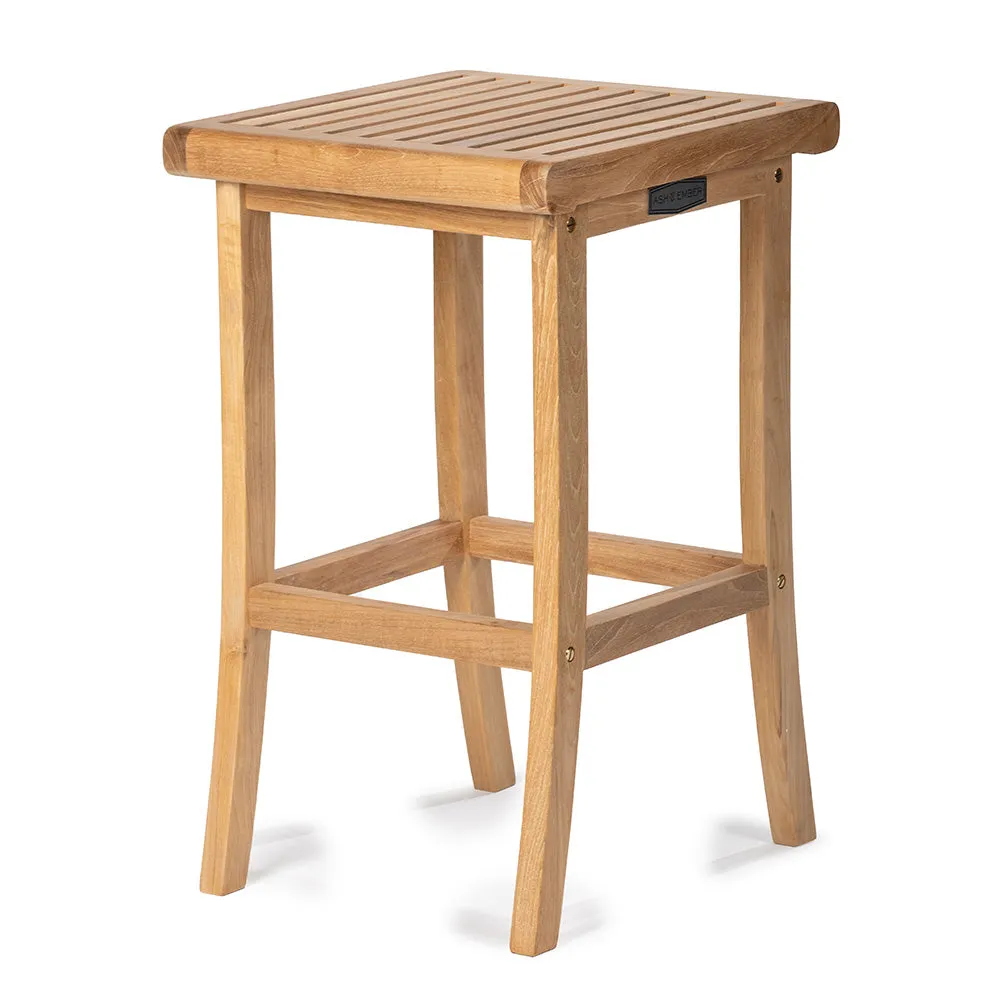 Acadia Grade A Teak Barstool