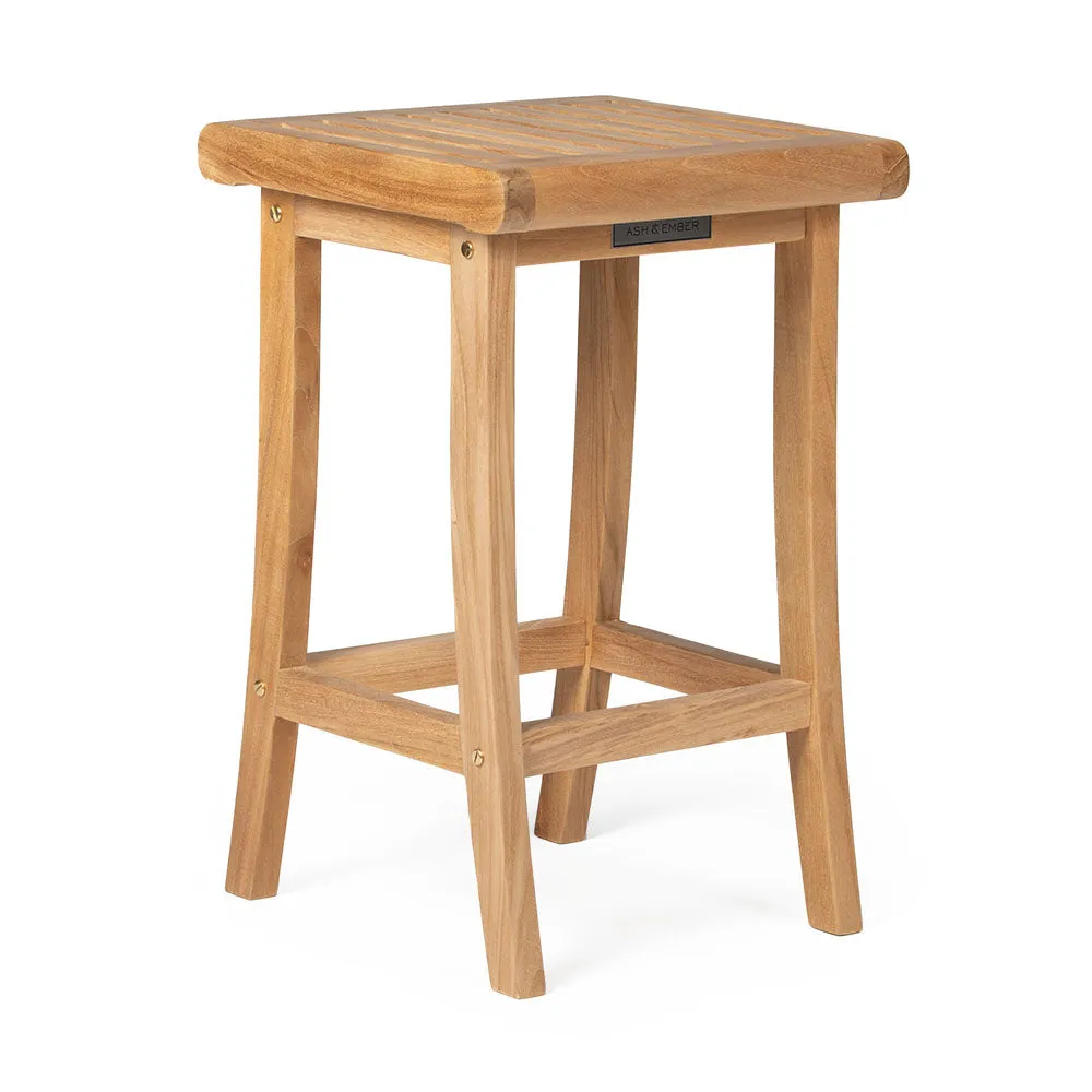 Acadia Grade A Teak Barstool