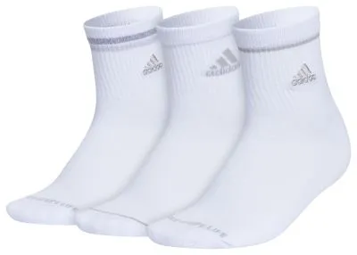 adidas Women's Cushioned Sport 2.0 3-Pack High Quarter Socks