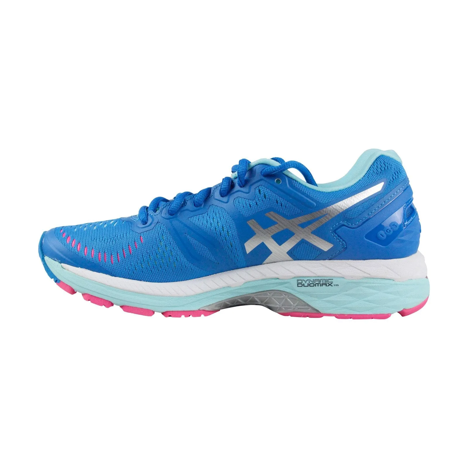 Asics Gel Kayano 23 T696N-4393 Womens Blue Canvas Low Top Athletic Running Shoes