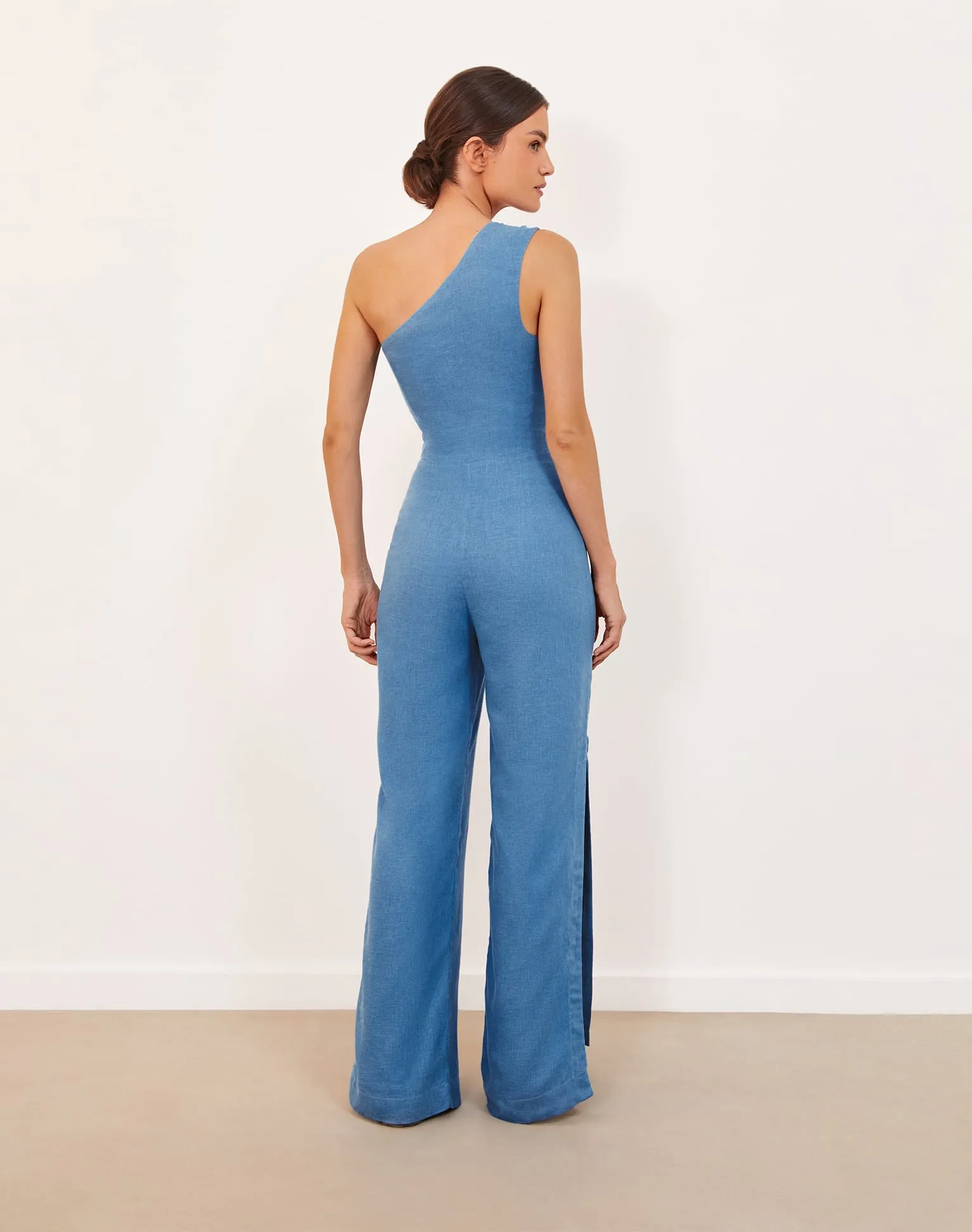 Avery Detail Jumpsuit - Cave