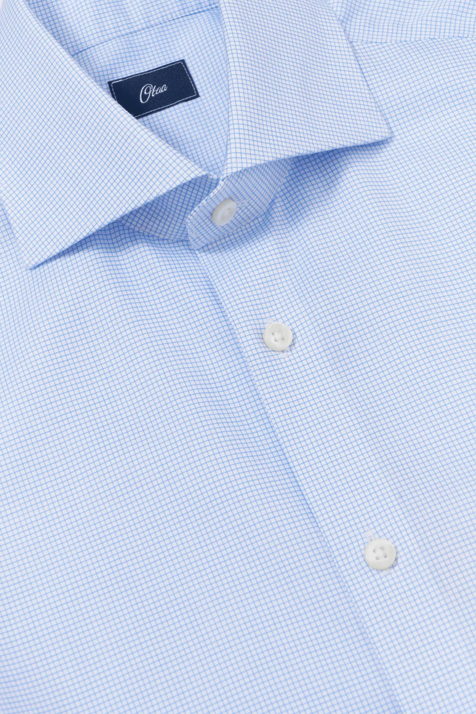 Bateman Blue Weave Lucious Non-Iron Shirt