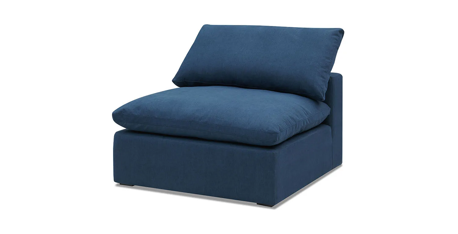 Bowe U Shaped Sectional Navy