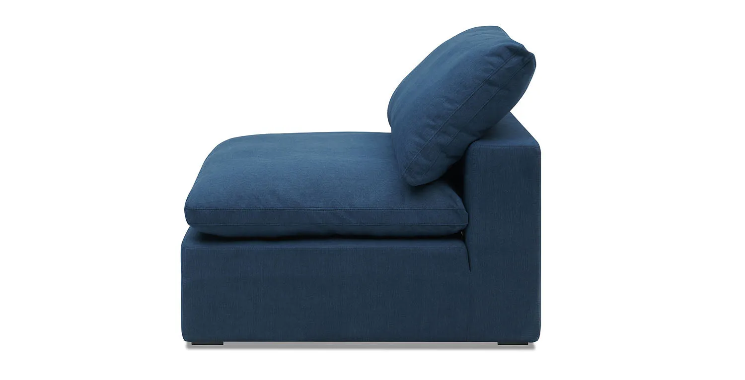 Bowe U Shaped Sectional Navy