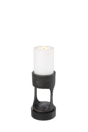 Bronze Granite Base Candle Holder | Eichholtz Bologna S