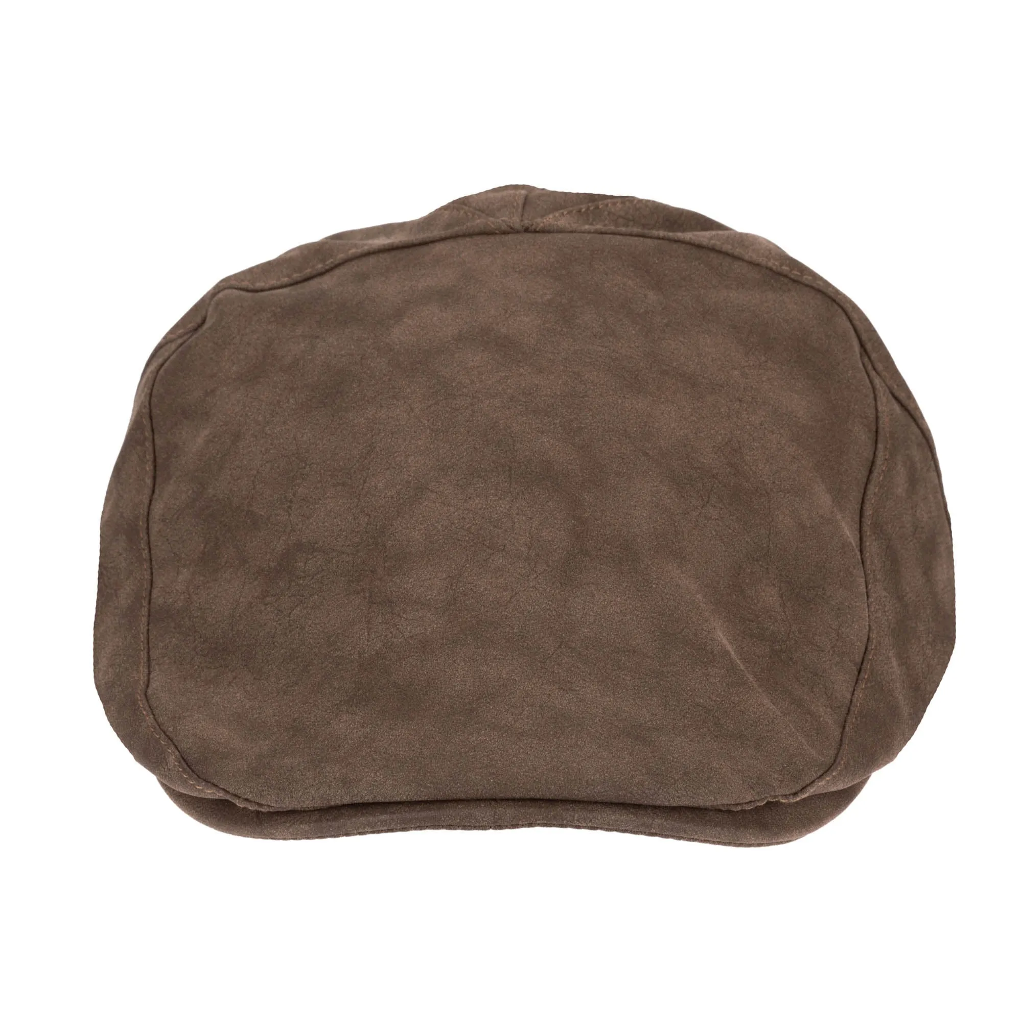 Faux Leather Multi Panel Driver Cap