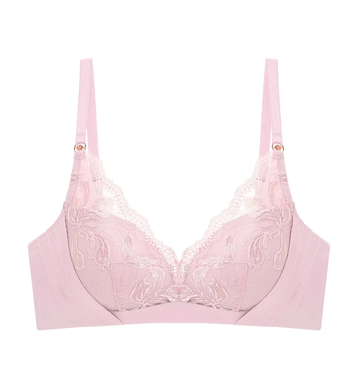 Florale Rose Lilies Non-Wired Padded Bra