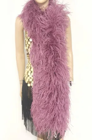 Luxurious Fuchsia 12 Ply Ostrich Feather Boa