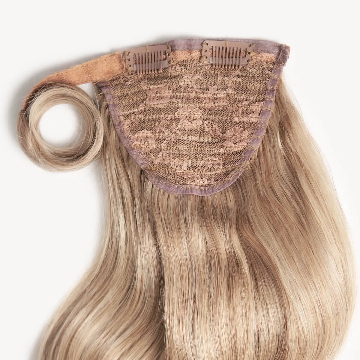 Medium Sandy Blonde, 32" Clip-in Ponytail Hair Extensions, #18 | 180g