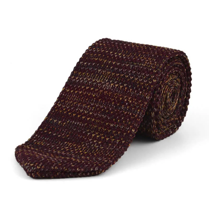 Men's Mixed Color Striped Knitted Necktie