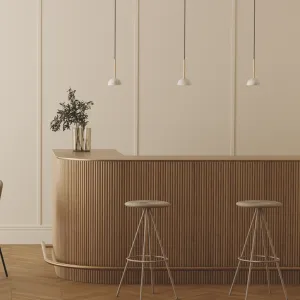 Minimalist Black Marble Ceiling Pendant