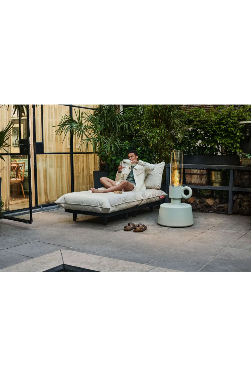 Modern Minimalist Outdoor Seat | Fatboy Paletti