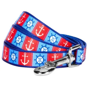 Nautical Dog Leashes Anchors Sailboat Summer Vacation Beach Dog Leash Bon Voyage Sea Lover Leash for S M L Pets