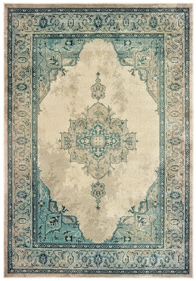 Raleigh 2337W Ivory Blue Rug