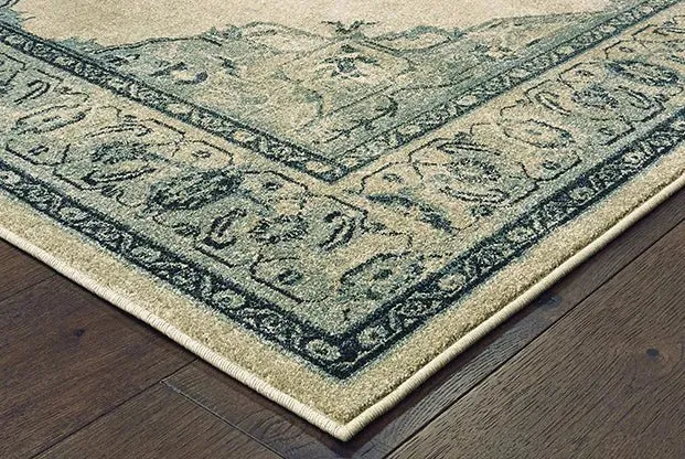 Raleigh 2337W Ivory Blue Rug