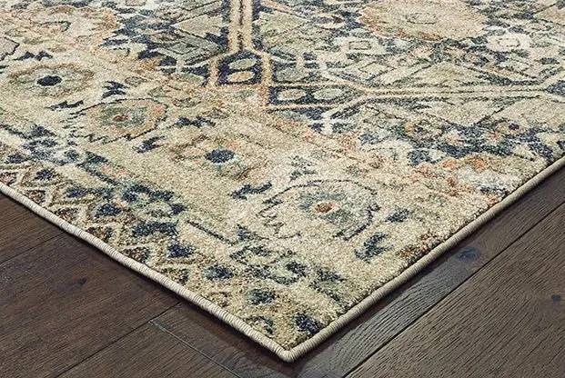 Raleigh 4925L Blue Ivory Rug