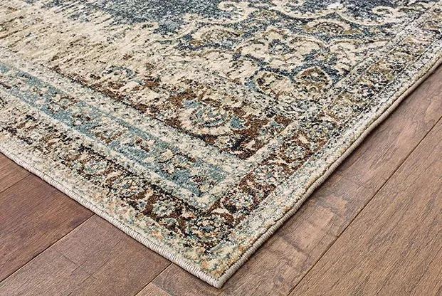 Raleigh 6649H Blue Ivory Rug