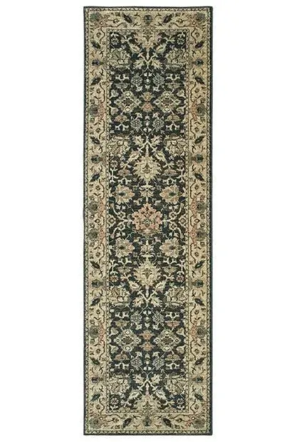 Raleigh 8026P Navy Ivory Rug