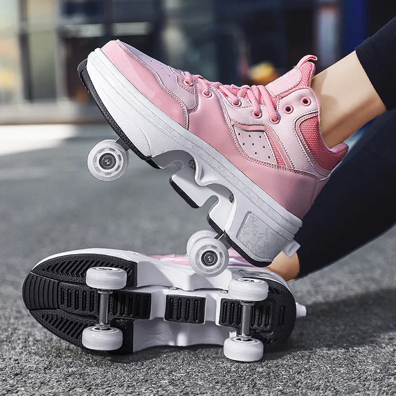 Retractable Roller Skates for Girls/Women