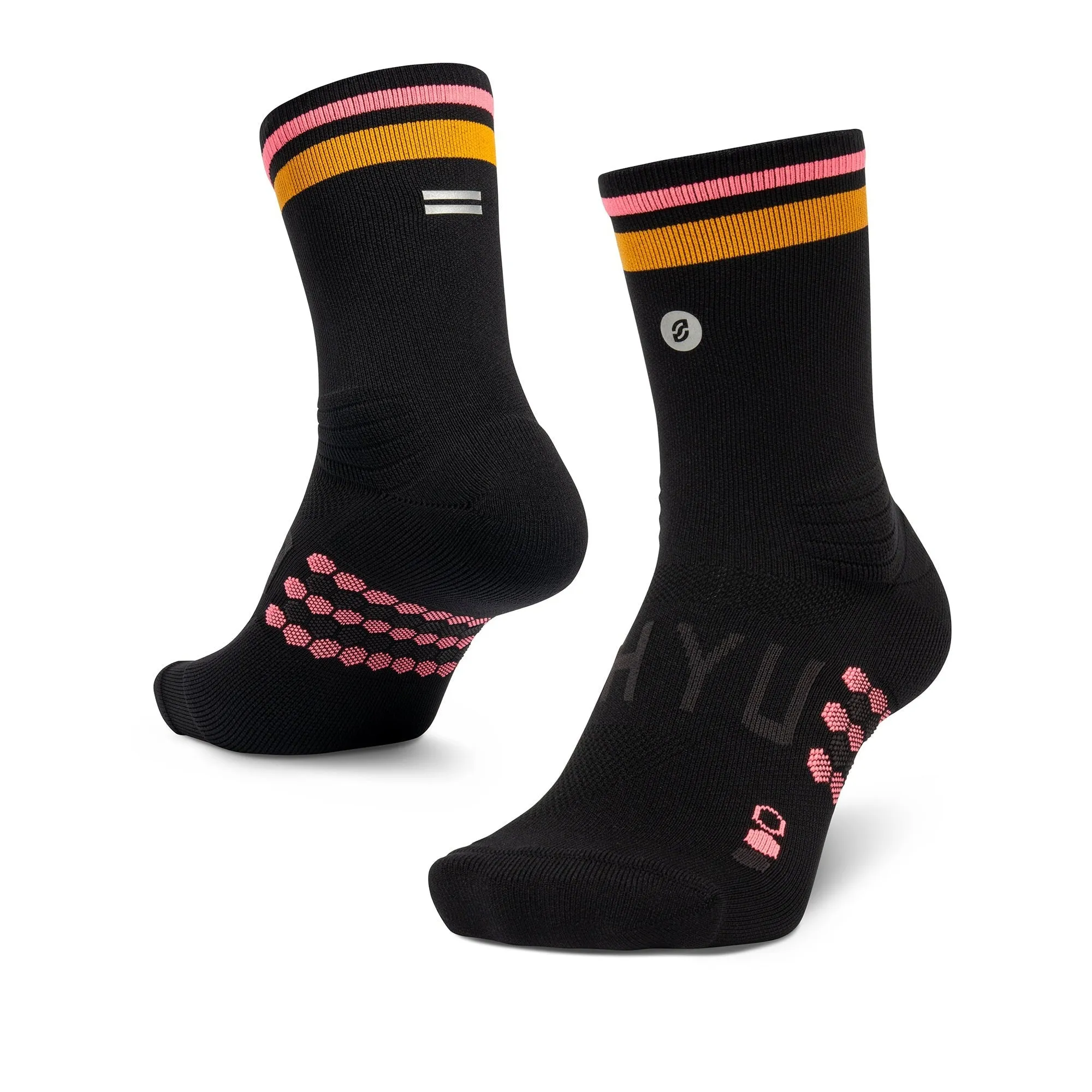 Shyu Racing Sock - Black | Orange | Salmon