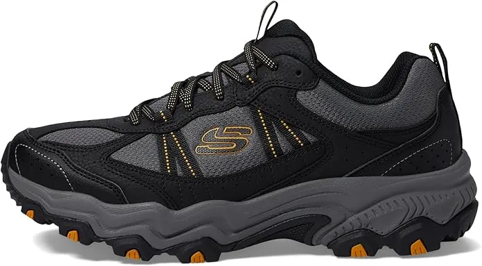 Skechers Men's Stamina at Upper Stitch Sneaker Black/Charcoal