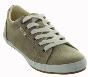 Star in Khaki Washed Canvas by Taos Footwear