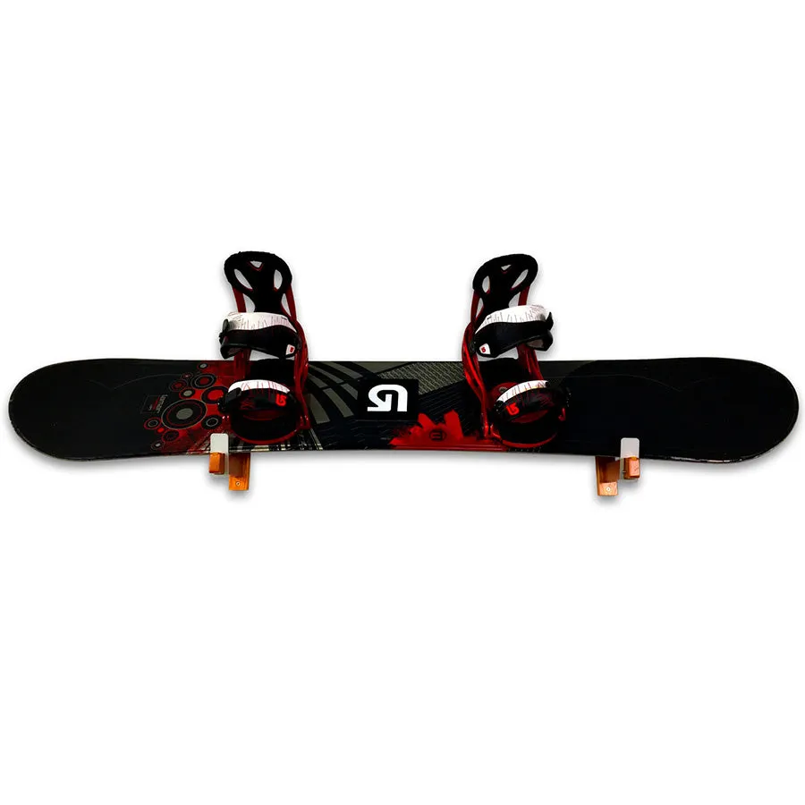 Timberlake Snowboard Display | Minimalist Wood Rack | Holds 20 lbs