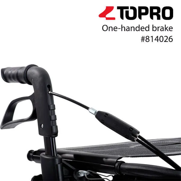 Topro Olympos ATR Off-Road Walker Rollator With Backrest